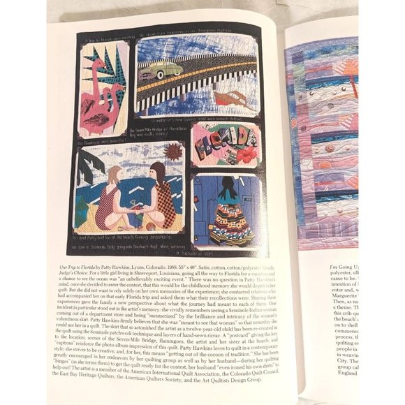 Memories of Childhood 1989 Folk Art American Quilt Museum Award Festival 80s Vtg - Picture 7 of 10